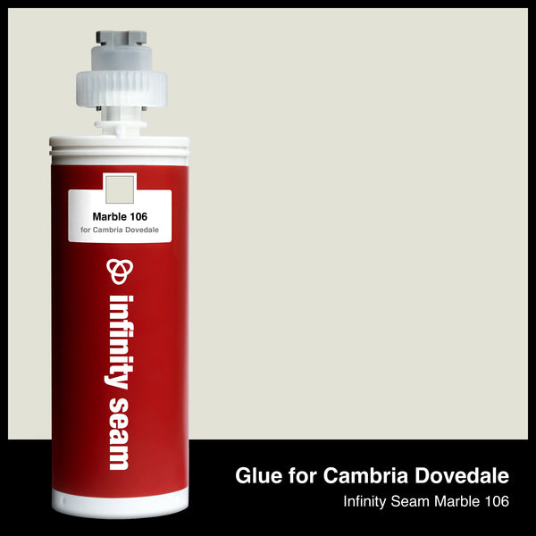 Glue color for Cambria Dovedale quartz with glue cartridge