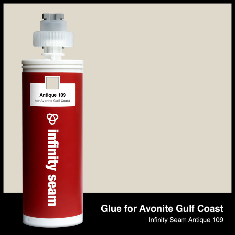 Glue color for Avonite Gulf Coast solid surface with glue cartridge