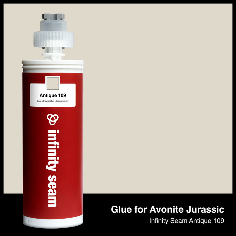 Glue color for Avonite Jurassic solid surface with glue cartridge