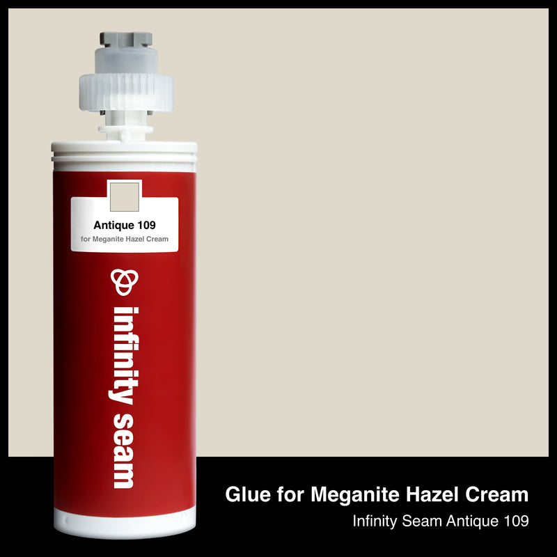 Glue color for Meganite Hazel Cream solid surface with glue cartridge