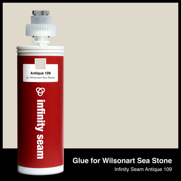 Glue color for Wilsonart Sea Stone solid surface with glue cartridge