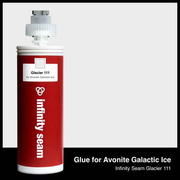 Glue color for Avonite Galactic Ice solid surface with glue cartridge