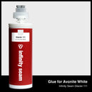 Glue color for Avonite White solid surface with glue cartridge