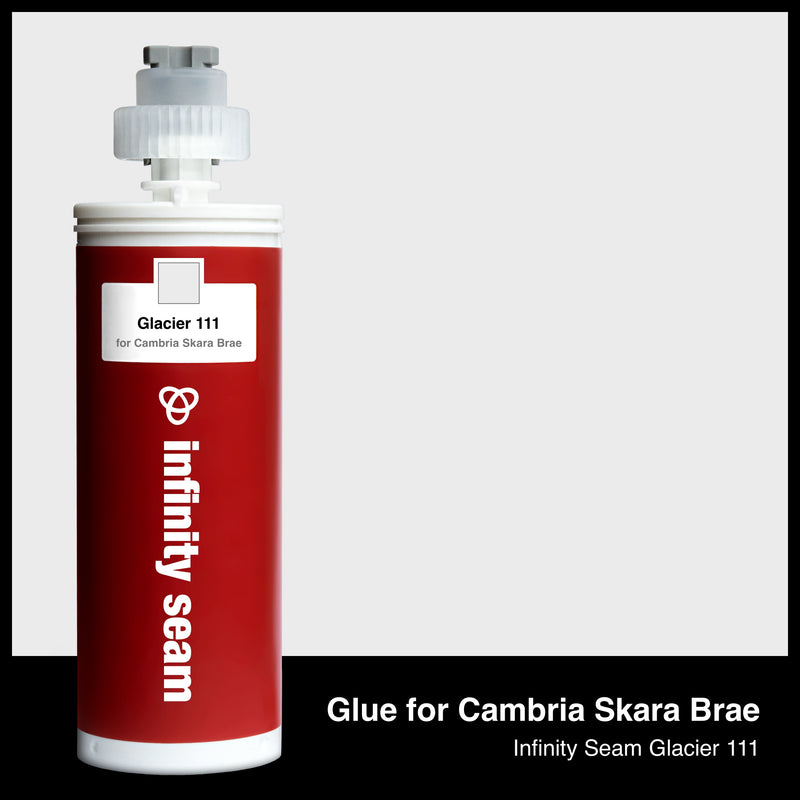 Glue color for Cambria Skara Brae quartz with glue cartridge