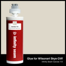 Glue color for Wilsonart Skye Cliff quartz with glue cartridge