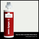 Glue color for Allen and Roth Silent Storm solid surface with glue cartridge