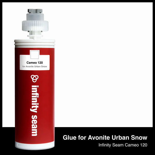 Glue color for Avonite Urban Snow solid surface with glue cartridge