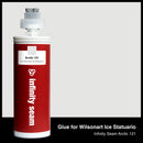 Glue color for Wilsonart Ice Statuario solid surface with glue cartridge