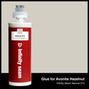 Glue color for Avonite Hazelnut solid surface with glue cartridge