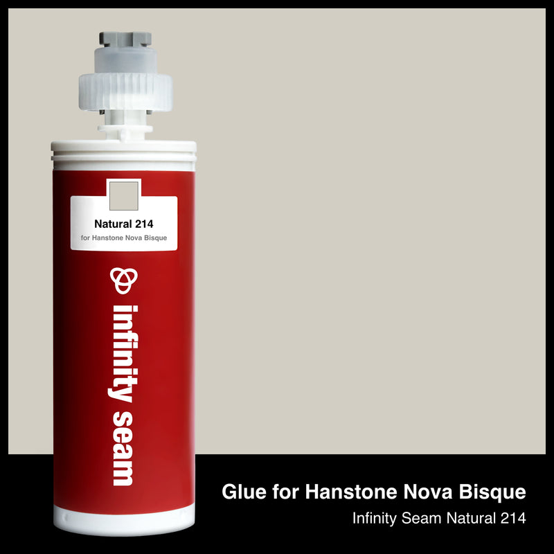 Glue color for Hanstone Nova Bisque quartz with glue cartridge