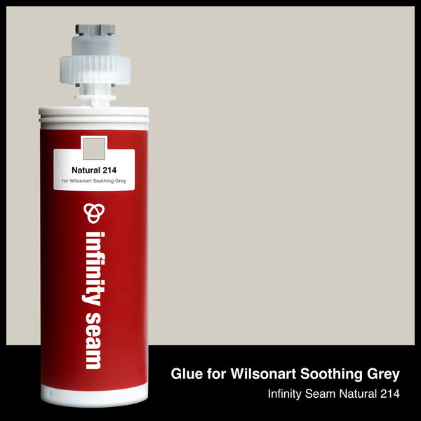 Glue color for Wilsonart Soothing Grey solid surface with glue cartridge