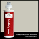 Glue color for Caesarstone Mont Blanc quartz with glue cartridge