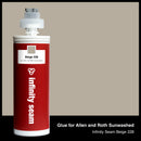 Glue color for Allen and Roth Sunwashed solid surface with glue cartridge