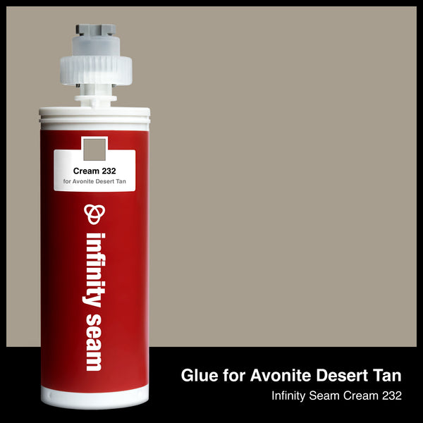 Glue color for Avonite Desert Tan solid surface with glue cartridge