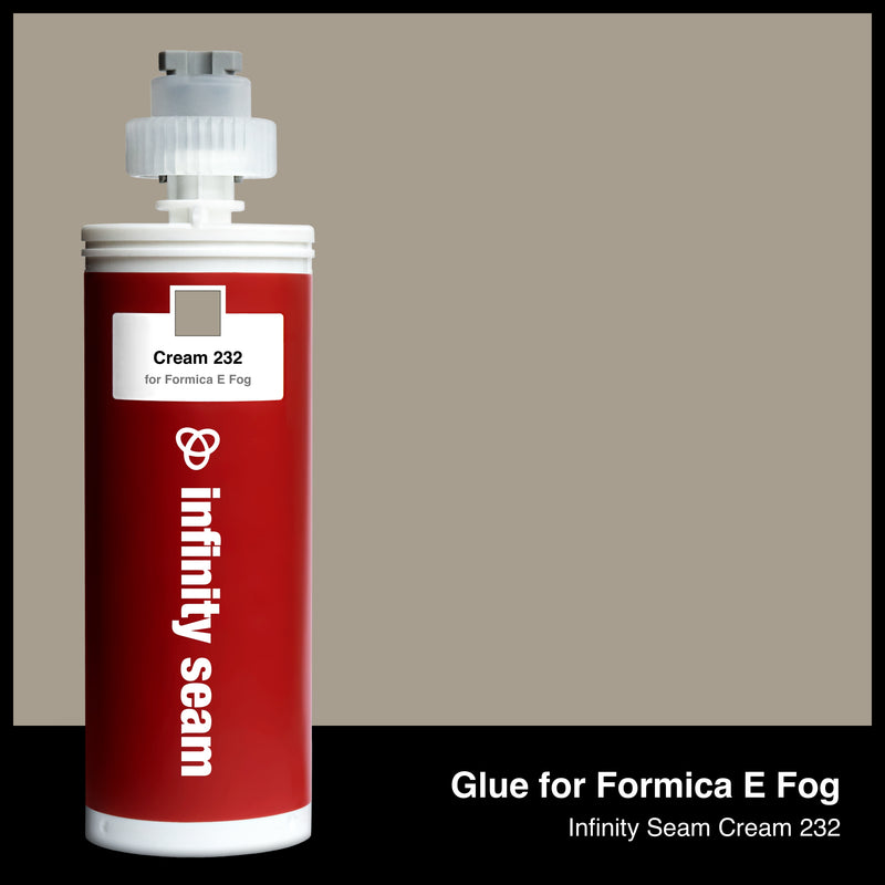 Glue color for Formica E Fog solid surface with glue cartridge