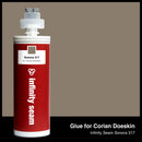 Glue color for Corian Doeskin solid surface with glue cartridge