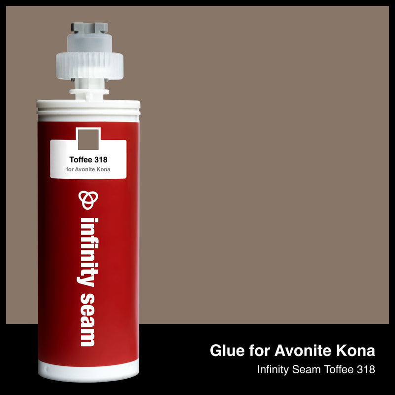 Glue color for Avonite Kona solid surface with glue cartridge