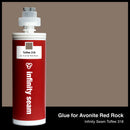 Glue color for Avonite Red Rock solid surface with glue cartridge