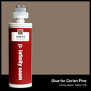 Glue color for Corian Pine solid surface with glue cartridge