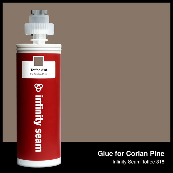 Glue color for Corian Pine solid surface with glue cartridge