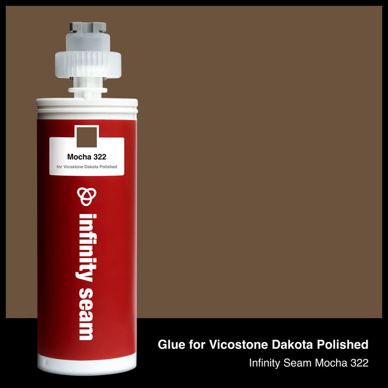 Glue color for Vicostone Dakota Polished quartz with glue cartridge
