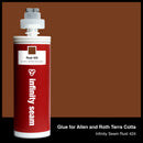 Glue color for Allen and Roth Terra Cotta solid surface with glue cartridge