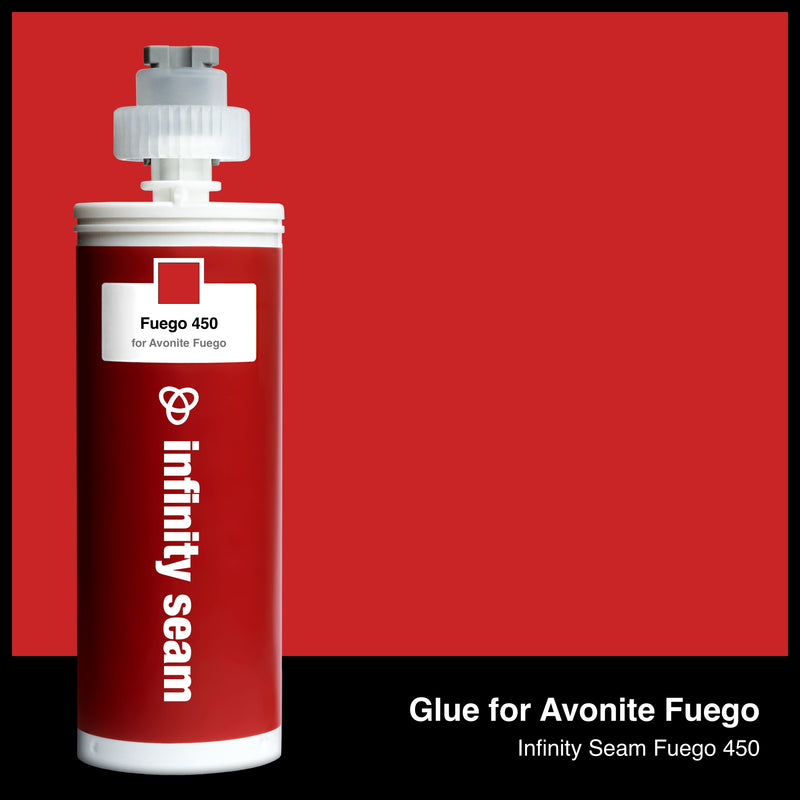 Glue color for Avonite Fuego solid surface with glue cartridge