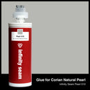 Glue color for Corian Natural Pearl solid surface with glue cartridge