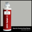 Glue color for Formica Gray Renew solid surface with glue cartridge