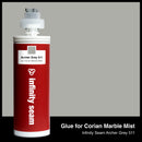 Glue color for Corian Marble Mist quartz with glue cartridge