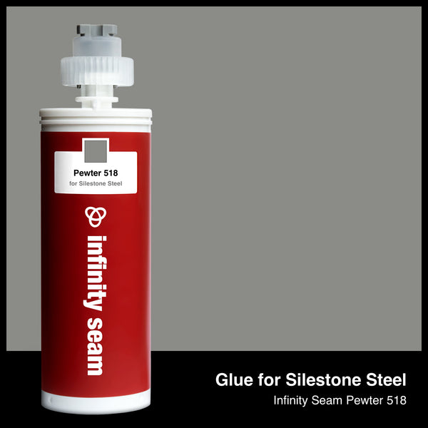 Glue color for Silestone Steel quartz with glue cartridge