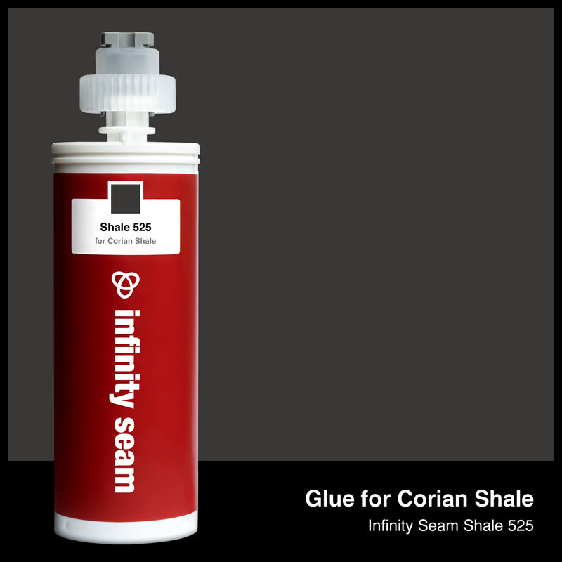 Glue color for Corian Shale solid surface with glue cartridge