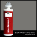Glue color for Wilsonart Silver Smoke solid surface with glue cartridge
