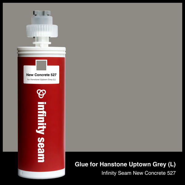 Glue color for Hanstone Uptown Grey (L) quartz with glue cartridge