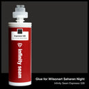 Glue color for Wilsonart Saharan Night solid surface with glue cartridge