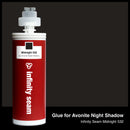 Glue color for Avonite Night Shadow solid surface with glue cartridge