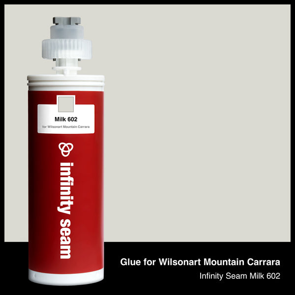 Glue color for Wilsonart Mountain Carrara quartz with glue cartridge