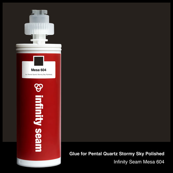 Glue color for Pental Quartz Stormy Sky Polished quartz with glue cartridge