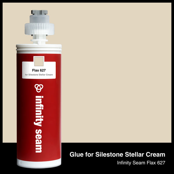 Glue color for Silestone Stellar Cream quartz with glue cartridge