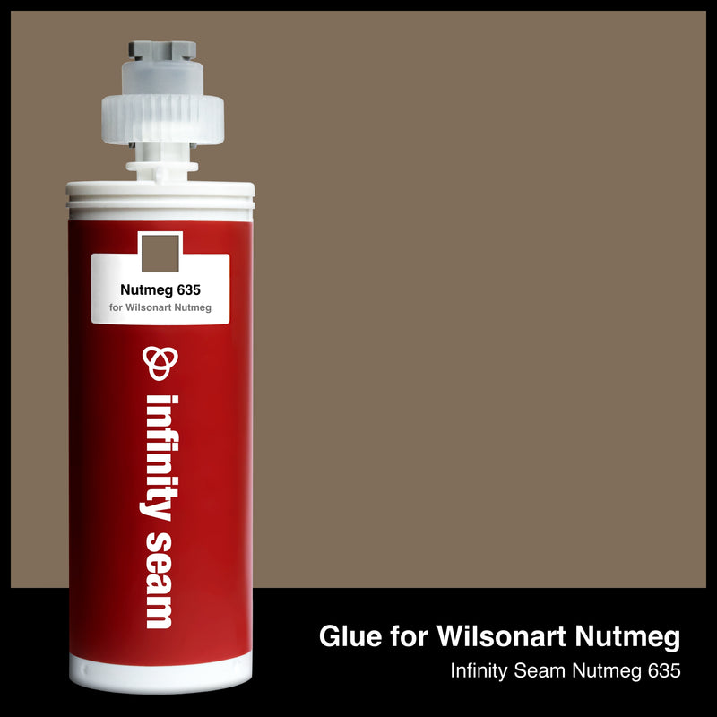 Glue color for Wilsonart Nutmeg solid surface with glue cartridge