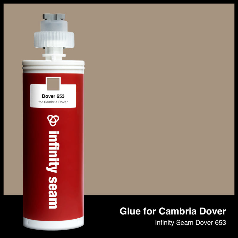 Glue color for Cambria Dover quartz with glue cartridge