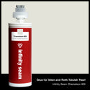 Glue color for Allen and Roth Talulah Pearl solid surface with glue cartridge