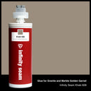 Glue color for Granite and Marble Golden Garnet granite and marble with glue cartridge