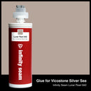 Glue color for Vicostone Silver Sea quartz with glue cartridge