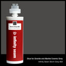 Glue color for Granite and Marble Cosmic Grey granite and marble with glue cartridge