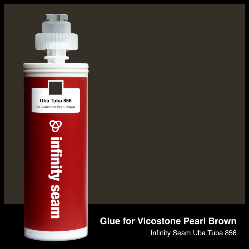 Glue color for Vicostone Pearl Brown quartz with glue cartridge