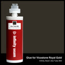Glue color for Vicostone Royal Gold quartz with glue cartridge