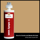 Glue color for Granite and Marble SK Gold granite and marble with glue cartridge