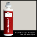Glue color for Caesarstone White Sands quartz with glue cartridge