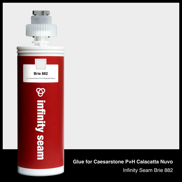 Glue color for Caesarstone P+H Calacatta Nuvo quartz with glue cartridge